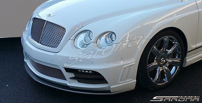Custom Bentley Flying Spur  Sedan Front Bumper (2004 - 2013) - $1590.00 (Part #BT-017-FB)